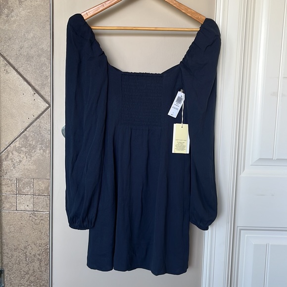 SOLD!! BNWT Aritzia Wilfred Novella Dress Size 0 in Total Eclipse - Picture 3 of 7